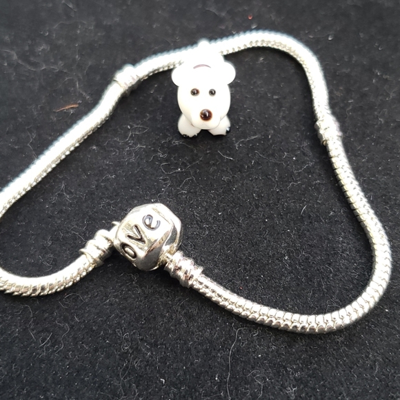 Bear Euro Bead and Bracelet - Picture 1 of 4